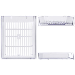 Лотки горизонтальные для бумаг, КОМПЛЕКТ 3 шт., 340&times;270&times;70 мм, прозрачный, BRAUBERG &laquo;Office&raquo;, 237258