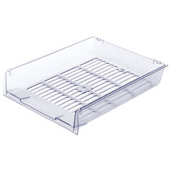 Лотки горизонтальные для бумаг, КОМПЛЕКТ 3 шт., 340&times;270&times;70 мм, прозрачный, BRAUBERG &laquo;Office&raquo;, 237258