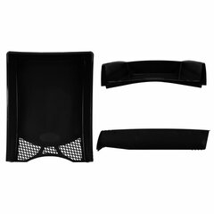 Лоток горизонтальный для бумаг STAFF &laquo;Profit&raquo;, A4 (330&times;260&times;60 мм), полипропилен, черный, 237269