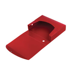 Короб архивный (330&times;245 мм), 70 мм, пластик, разборный, до 750 листов, красный, 0,7 мм, STAFF, 237276