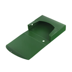 Короб архивный (330&times;245 мм), 70 мм, пластик, разборный, до 750 листов, зеленый, 0,7 мм, STAFF, 237277