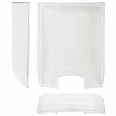 Лоток горизонтальный для бумаг BRAUBERG &laquo;Office style&raquo;, 320&times;245&times;65 мм, прозрачный, 237288