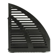 Лоток вертикальный для бумаг STAFF, 245&times;165&times;285 мм, 3 отделения, сетчатый, сборный, черный, 237293