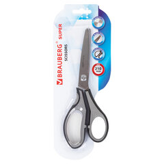 Изображение товара Ножницы BRAUBERG SUPER для правшей, 210 мм, серо-черные
