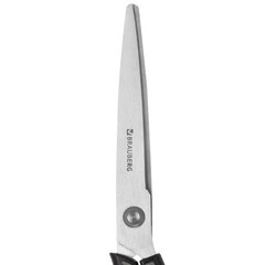 Ножницы BRAUBERG &laquo;EXTRA&raquo;, 210 мм, серо-черные, 2-х сторонняя заточка, эргономичные ручки, 237296