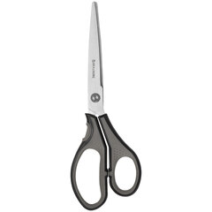 Ножницы BRAUBERG &laquo;EXTRA&raquo;, 230 мм, серо-черные, 2-сторонняя заточка, эргономичные ручки, 237297
