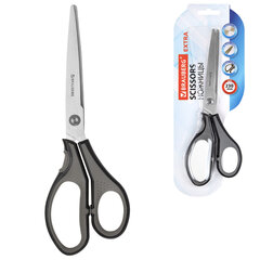 Ножницы BRAUBERG &laquo;EXTRA&raquo;, 230 мм, серо-черные, 2-сторонняя заточка, эргономичные ручки, 237297