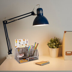 Подставка-органайзер металлическая BRAUBERG &laquo;Germanium&raquo;, 7 секций, 125&times;220&times;140 мм, серебро, 237417