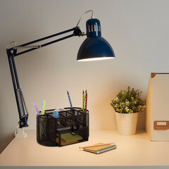 Подставка-органайзер металлическая BRAUBERG &laquo;Germanium&raquo;, 9 секций, 105&times;220&times;110 мм, черная, 237418