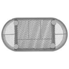 Подставка-органайзер металлическая BRAUBERG &laquo;Germanium&raquo;, 9 секций, 105&times;220&times;110 мм, серебро, 237419