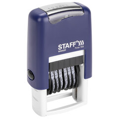 Нумератор 6-разрядный STAFF, оттиск 22&times;4 мм, &laquo;Printer 7836&raquo;, 237434