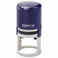 Печать самонаборная STAFF, 2 круга, оттиск D=40, &laquo;Printer 8020&raquo;, КАССА В КОМПЛЕКТЕ, 237439