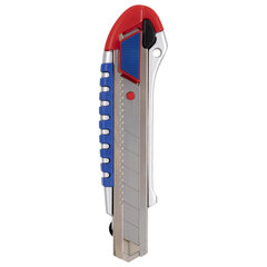 Нож универсальный мощный 25 мм BRAUBERG &laquo;Professional&raquo;, металлический корпус, 237448