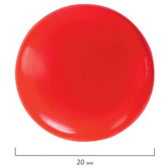 Магниты МАЛОГО ДИАМЕТРА 20 мм, НАБОР 6 шт., ассорти, BRAUBERG &laquo;STANDARD&raquo;, 237469