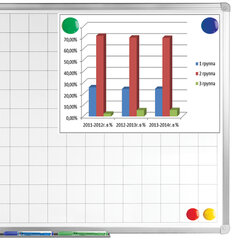 Магниты BRAUBERG &laquo;STANDARD&raquo;, НАБОР 30 мм &mdash; 6 шт., 40 мм &mdash; 4 шт., ассорти, 237471