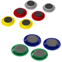 Магниты BRAUBERG &laquo;STANDARD&raquo;, НАБОР 30 мм &mdash; 6 шт., 40 мм &mdash; 4 шт., ассорти, 237471