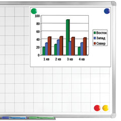 Магниты BRAUBERG &laquo;STANDARD&raquo; 30 мм, НАБОР 12 шт., ассорти, 237472