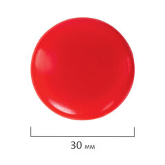 Магниты BRAUBERG &laquo;STANDARD&raquo; 30 мм, НАБОР 12 шт., ассорти, 237472