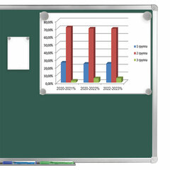 Магниты BRAUBERG &laquo;STANDARD&raquo;, НАБОР 20 мм &mdash; 2 шт., 30 мм &mdash; 2 шт., 40 мм &mdash; 2 шт., серые, BRAUBERG, 237473