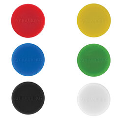 Магниты МОЩНЫЕ 20 мм (МАЛОГО ДИАМЕТРА), НАБОР 6 шт., ассорти, BRAUBERG &laquo;SUPER&raquo;, 237477