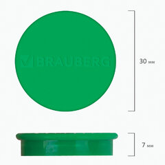 Магниты МОЩНЫЕ 30 мм, НАБОР 5 шт., ассорти, BRAUBERG &laquo;SUPER&raquo;, 237478