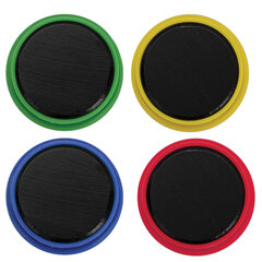 Магниты МОЩНЫЕ 30 мм, НАБОР 8 шт., ассорти, BRAUBERG &laquo;SUPER&raquo;, 237479