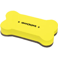 Стиратели магнитные для магнитно-маркерной доски ЮНЛАНДИЯ &laquo;Косточка&raquo;, 55&times;110 мм, КОМПЛЕКТ 3 ШТ., ассорти, 237503