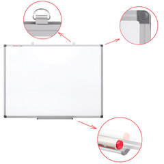 Доска магнитно-маркерная 120&times;180 см, алюминиевая рамка, BRAUBERG &laquo;Extra&raquo;, 237558