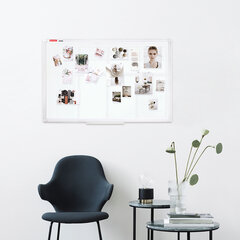 Доска магнитно-маркерная 60&times;90 см, ПВХ-рамка, BRAUBERG &laquo;Standard&raquo;, 237561