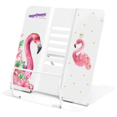 Подставка для книг и учебников ЮНЛАНДИЯ &laquo;Flamingo&raquo;, регулируемый наклон, металлическая, 237573