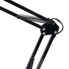 Настольная лампа-светильник SONNEN TL-006, струбцина, 40 Вт, Е27, черный, высота 50 см, 237648