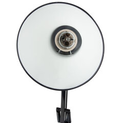 Настольная лампа-светильник SONNEN TL-006, струбцина, 40 Вт, Е27, черный, высота 50 см, 237648