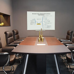 Доска магнитно-маркерная 90&times;120 см, алюминиевая рамка, Польша, STAFF Profit, 237722