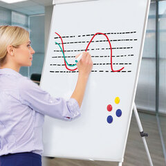 Доска-флипчарт магнитно-маркерная 70&times;100 см, на треноге, Польша, BRAUBERG Extra, 237724