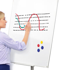 Доска-флипчарт магнитно-маркерная 70&times;100 см, передвижная, на роликах, Польша, BRAUBERG Extra, 237725