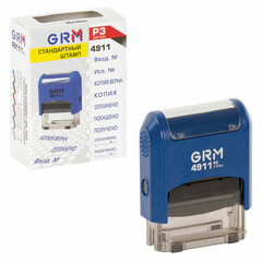 Штамп стандартный &laquo;КОПИЯ ВЕРНА&raquo;, оттиск 38&times;14 мм синий, GRM 4911 Р3, 110491140