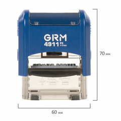 Штамп стандартный &laquo;КОПИЯ ВЕРНА&raquo;, оттиск 38&times;14 мм синий, GRM 4911 Р3, 110491140