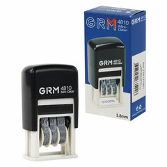 Датер-мини месяц цифрами, оттиск 20&times;3,8 мм синий, GRM 4810 BANK, 124131001