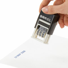 Датер-мини месяц буквами, оттиск 20&times;3,8 мм синий, GRM 4810, 124131000