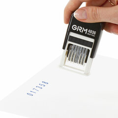 Нумератор 6-разрядный, оттиск 15&times;3 мм синий, GRM 4836, 124141018
