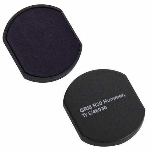 Подушка сменная для печатей ДИАМЕТРОМ 30 мм, синяя, для GRM 46030, 171000010 - фото 3