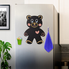 Доска на холодильник магнитно-меловая 30&times;40 см &laquo;Teddy Bear&raquo; с набором аксессуаров, BRAUBERG, 237841