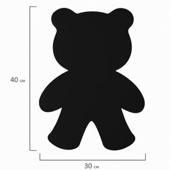 Доска на холодильник магнитно-меловая 30&times;40 см &laquo;Teddy Bear&raquo; с набором аксессуаров, BRAUBERG, 237841