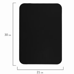 Доска на холодильник магнитно-меловая 30&times;21 см с мелками, магнитом и салфеткой, BRAUBERG, 237843