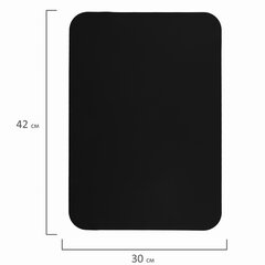 Доска на холодильник магнитно-меловая 42&times;30 см с мелками, магнитом и салфеткой, BRAUBERG, 237844