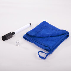 Доска на холодильник магнитно-маркерная 58&times;36 см с маркером, магнитом и салфеткой, BRAUBERG, 237848