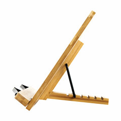 Подставка для книг и планшетов большая бамбуковая BRAUBERG, 34&times;24 см, регулируемый наклон, 237896