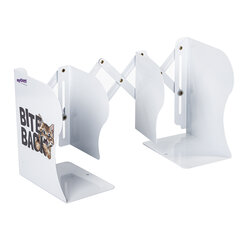 Подставка-держатель для книг и учебников ЮНЛАНДИЯ &laquo;Bite Back&raquo;, раздвижная, металлическая, 237900