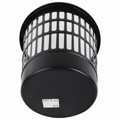 Корзина для бумаг STAFF &laquo;Basic&raquo; сетчатая, 9,5 л, черная, 237915