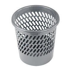 Корзина для бумаг STAFF &laquo;Basic&raquo; сетчатая, 10 л, серая, 237918